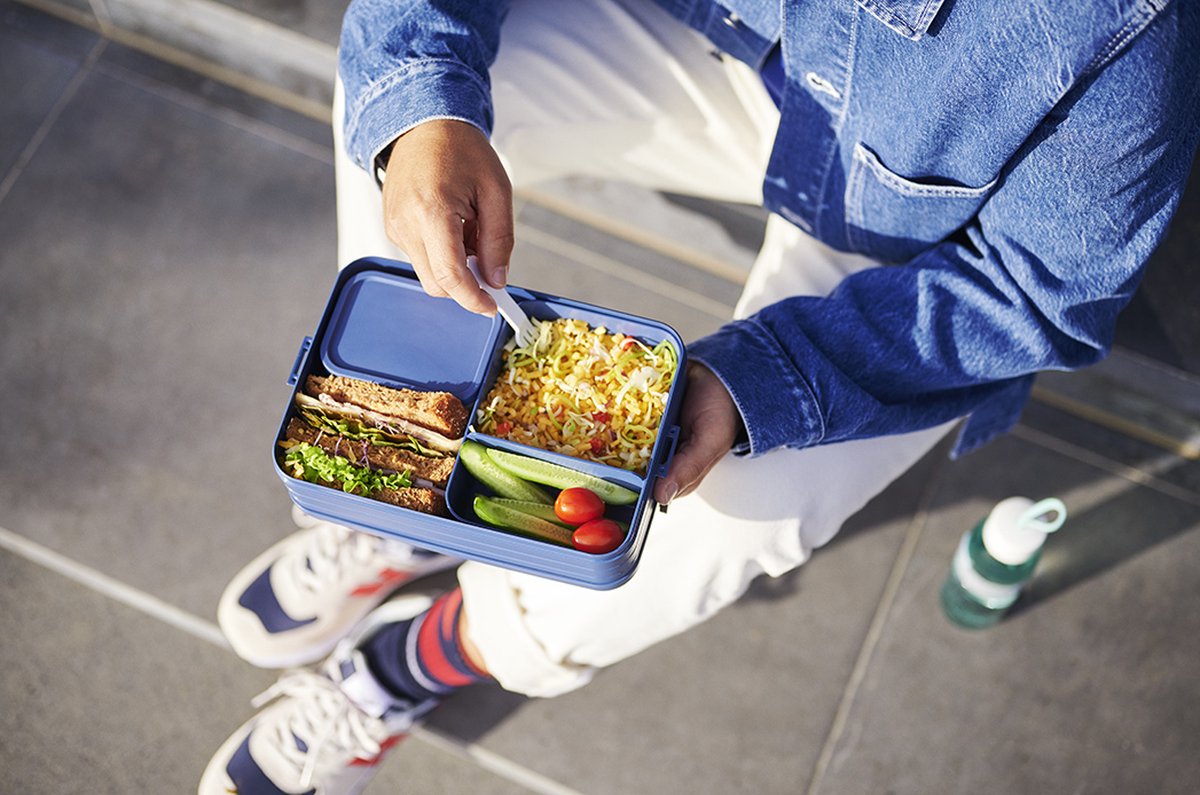 Mepal - Take a Break Bento lunchbox large - Inclusief bento box - Nordic  green | bol.com