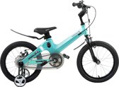 Static magnesium Kinderfiets 16 inch Zeegroen