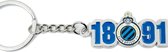 Club Brugge sleutelhanger 1891 + logo