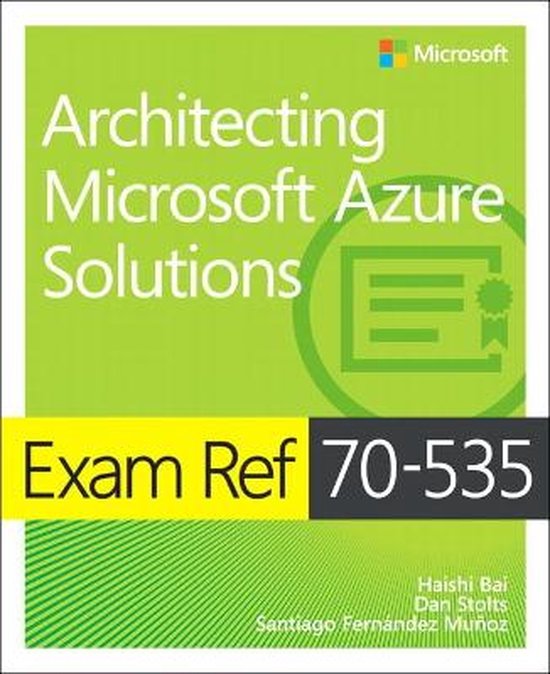 Exam Ref 70-535 Architecting Microsoft Azure Solutions - cover