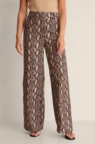 NA-KD snake pants Dames Pants - Maat EU 42