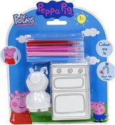 Peppa Pig Felties - kleuren drogen en weer afwassen
