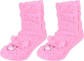 Produkt - Huissokken - Warme, hoge, antislip sokken - Troetelbeertjes - Maat 36-38