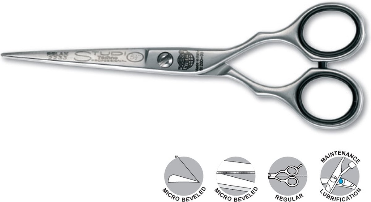 Merkloze Professionele Kappersschaar 5.5" - Precisie en Comfort