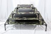 Dogs&Co Stretcher Camouflage - Dierenbed Outdoor - 122x72x21cm - Maat XL