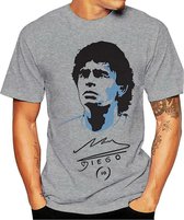 T-shirt Diego Maradona met print aan voorzijde maat Medium