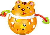 Baby Rammelaar - Oball - Baby Bal - Bal Rammelaar - Dieren Rammelaar - Speelgoed Rammelaar - Ontwikkeling en Educatief Speelgoed - Speelgoed 3 jaar - Dieren Speelgoed Kinderen | Oranje