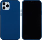 Lunso - Softcase Backcover hoes - iPhone 13 Pro Max - Blauw