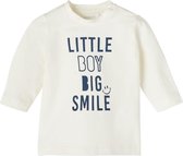 Name it Jongens Longsleeve Tshirt Birger Whisper White - 68