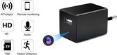 Teceye - Verborgen camera - Spy camera - Spy camera met USB Lader - + 128GB SD kaart - Met Geluid