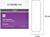 BAPSCARCARE S, siliconen pleister, 5x20 cm | Vermindert littekens en littekenklachten | Litteken pleister | Siliconenpleisters littekens