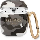Apple Airpods & Airpods 2 Hoesje Guess Camouflage Grijs