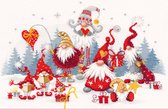 Vervaco Kerstbijeenkomst borduren (pakket) PN-0195759