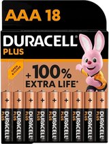 DURACELL | Duracell Plus Power 100 Alkaline Battery Aaa Lr03 18 Unit