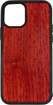 Apple Iphone 12 / 12 Pro Padoek - Houten GSM / Telefoon Hoesje - Shockproof TPU Case