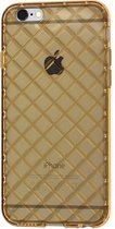 Apple iPhone 6/6s Hoesje - Mobigear - Diamond Serie - TPU Backcover - Goud - Hoesje Geschikt Voor Apple iPhone 6/6s