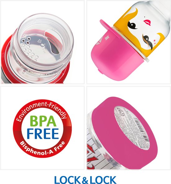 Drinkfles kinderen - Schoolbeker - - BPA vrij - Hiphop Girl - ml bol.com