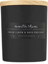 Vanilla Blanc Matt Edition Candle - Fresh Linen & Bois Precieux