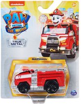 Paw Patrol Die cast rescue voertuig - brandweerauto Marshall - 7 cm