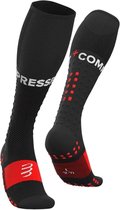 Compressport Full Socks Run - zwart - maat 44-48