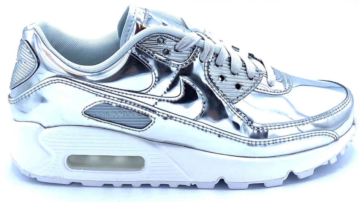 Nike Air Max 90 SP – Chrome/Pure Platinum/ /Chrome Air Max Lifestyle Dames Sneakers voor Vrouwen Multicolor