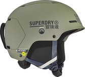 Superdry Cébé Pow MIPS X Skihelm - Dusty Olive Matte | Maat: 54 - 56 cm