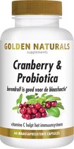 Golden Naturals Cranberry & Probiotica (60 veganistische maagsapresistente capsules)
