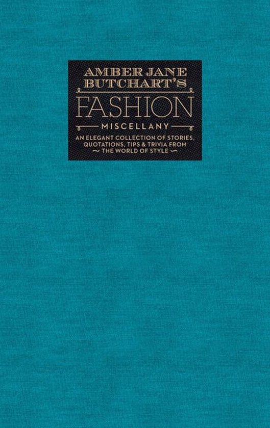 Amber Jane Butchart's Fashion Miscellany - cover