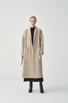 Luxe - Mantel - Oversized - Dames - Mode - Ivoor - Maat - S/M