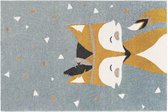 OZAIA Kindertapijt met vossenmotief JUNIO - 100 x 150 cm - Veelkleurig L 100 cm x H 1 cm x D 150 cm