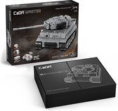CaDA Master C61071W - Tiger Tank (RC) - Bouwset, constructieset, legervoertuig - Incl. motoren, accu, afstandsbediening