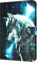 Samsung Galaxy tab A8 10.5 (2021) - hoesje book case cover - Wolf