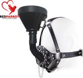 BDSM Masker | SM | Luxe masker | Sex masker | Uitvoering met trechter | Harde SM | Hoge kwaliteit | Verstelbaar