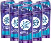 Lady Speed Stick Invisible Dry Power - Powder Fresh - Voordeeldeelverpakking 6 stuks 65gram