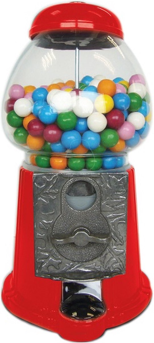 Kauwgomballen automaat - 28 cm - Rood