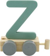 Lettertrein Z groen | * totale trein pas vanaf 3, diverse, wagonnetjes bestellen aub