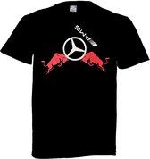 T-shirt maat S - Red Bull - Mercedes - Max Verstappen - Lewis Hamilton - F1 - Formule 1 - Grappig T shirt - funny shirt