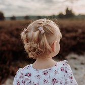 Baby haarelastiekjes met strikje - Beige tones | Bruin | Baby, Meisje