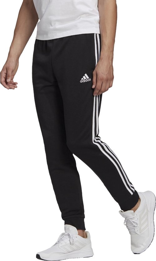 adidas adidas Essentials 3-stripes Sportbroek - Maat L - Mannen - zwart -  wit | bol.com