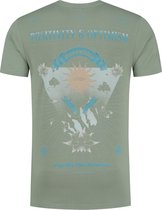 Purewhite -  Heren Slim Fit   T-shirt  - Groen - Maat XXL