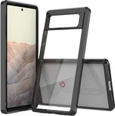 Mobigear Hoesje geschikt voor Google Pixel 6 Telefoonhoesje Hardcase | Mobigear Crystal Backcover | Pixel 6 Case | Back Cover - Zwart