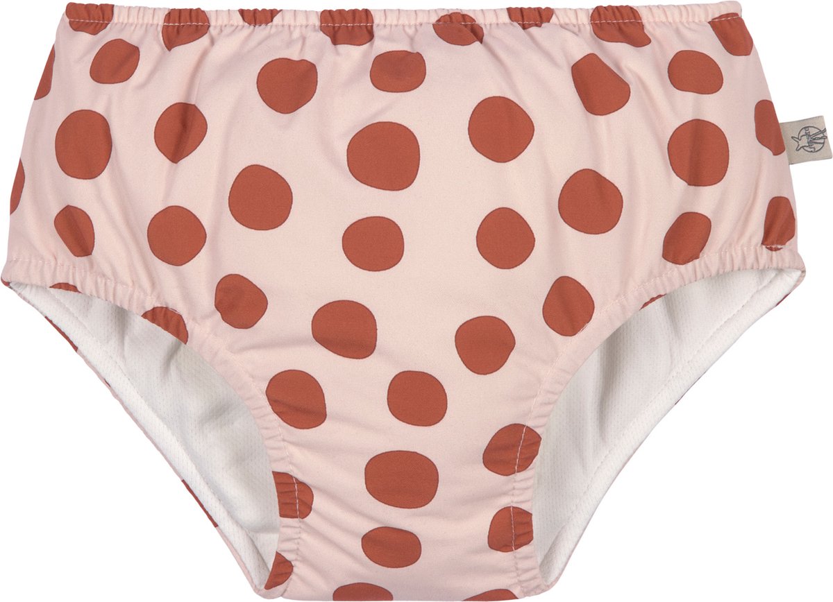 Lässig - Zwemluier voor baby's - Stippen - Poederroze - maat 74 - 80cm