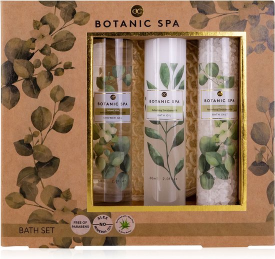 Cadeau Anniversaire Femme - Wellness -Être - Spa Botanic - Eucalyptus -  Cadeau Femme,... | bol.com