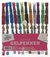 Glitter gelpennen | 12 stuks | Diverse kleuren | Schrijven | Gelpen | Neon | Pennen | Schoolspullen