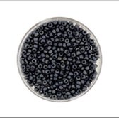 9660-774 Jap. Miyukirocailles - 2,2mm - mat hematite - 10 gram
