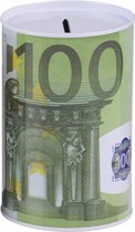 Spaarpot 100 euro biljet 8 x 11 cm