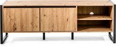 Haluta Melamine TV Meubel - 160 x 40 x 55 cm - Naturel