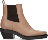 Sacha - Dames - Camel leren chelsea boots - Maat 39