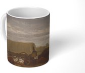 Mok - Nooning on the platte - schilderij van Albert Bierstadt - 350 ML - Beker - Uitdeelcadeautjes