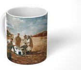Mok - Rainy day in camp - schilderij van Winslow Homer - 350 ML - Beker - Uitdeelcadeautjes